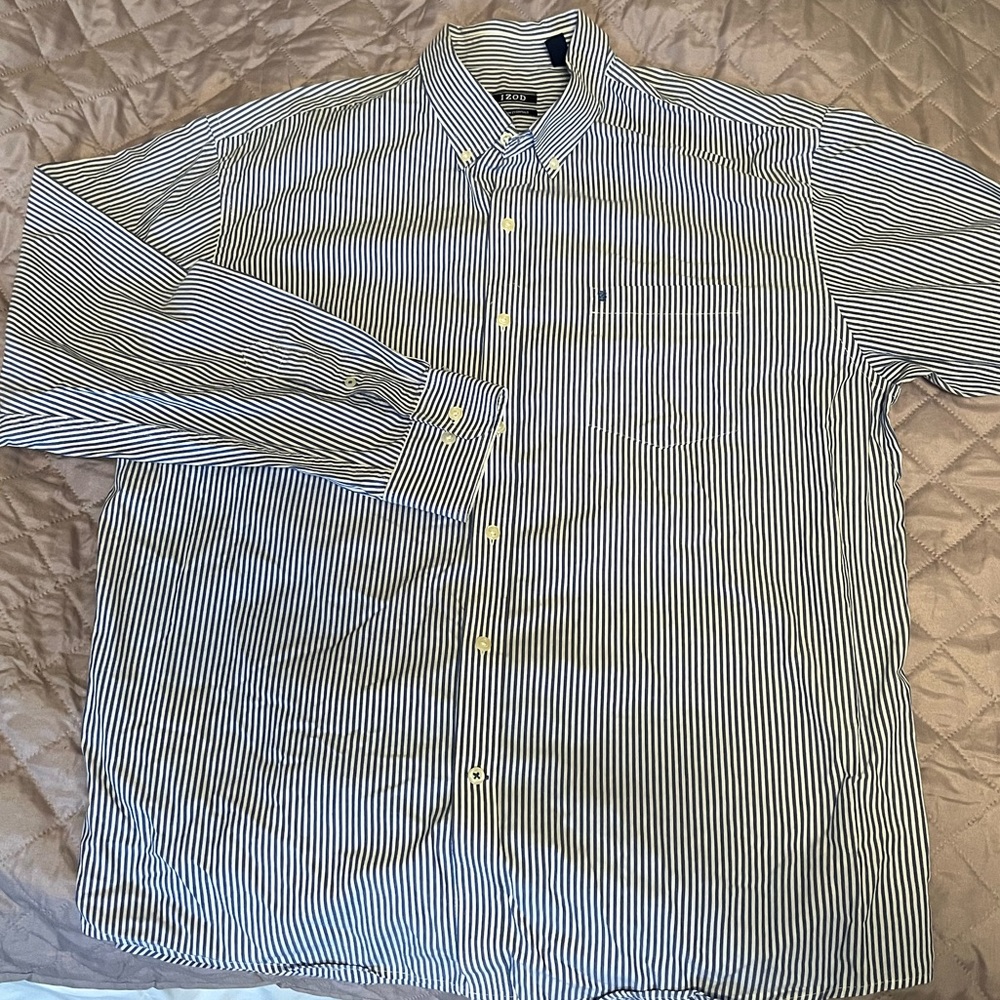 Izod striped button down shirt